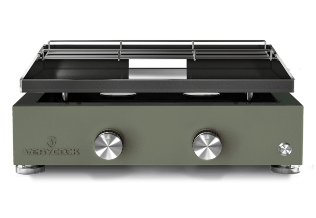 Plancha gas grill SIMPLICITY 2 burners - Enamelled steel plate