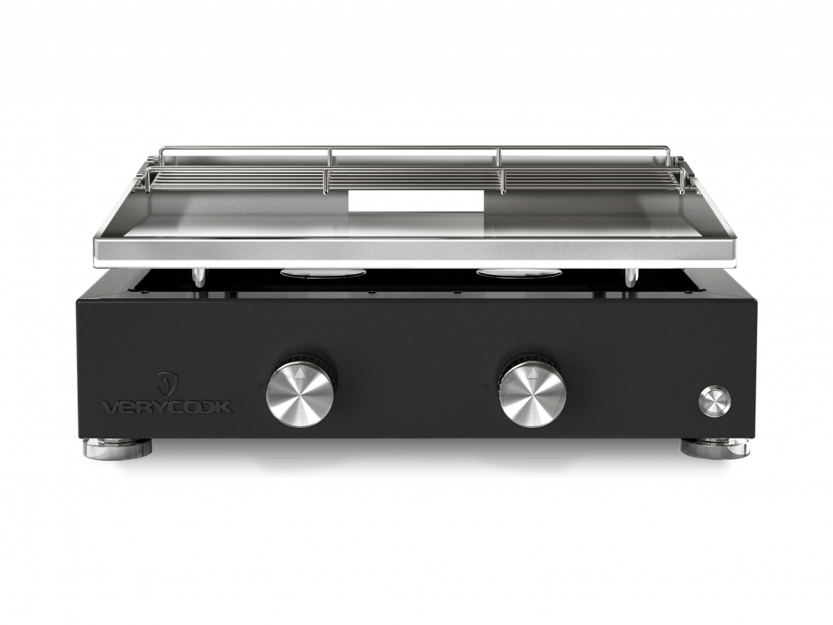 Plancha gas grill SIMPLICITY 2 burners - Stainless steel...