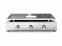 Plancha gas grill SIMPLICITY 3 burners - Stainless steel plate