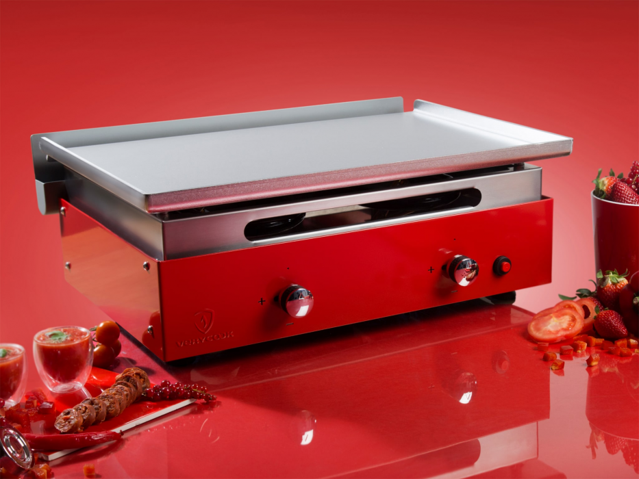 Plancha gas grill CREATIVE 2 burners - Stainless steel plate