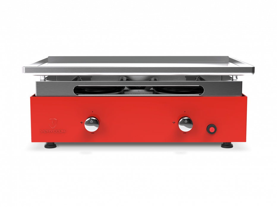 Plancha gas grill CREATIVE 2 burners - Stainless steel plate
