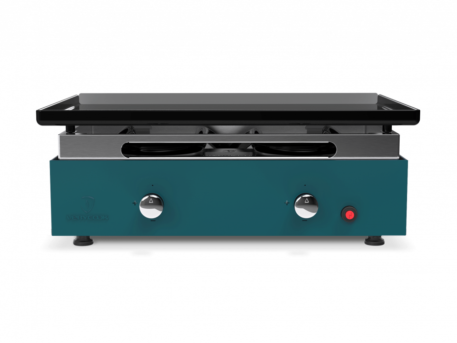 Plancha gas grill CREATIVE 2 burners - Enamelled steel plate