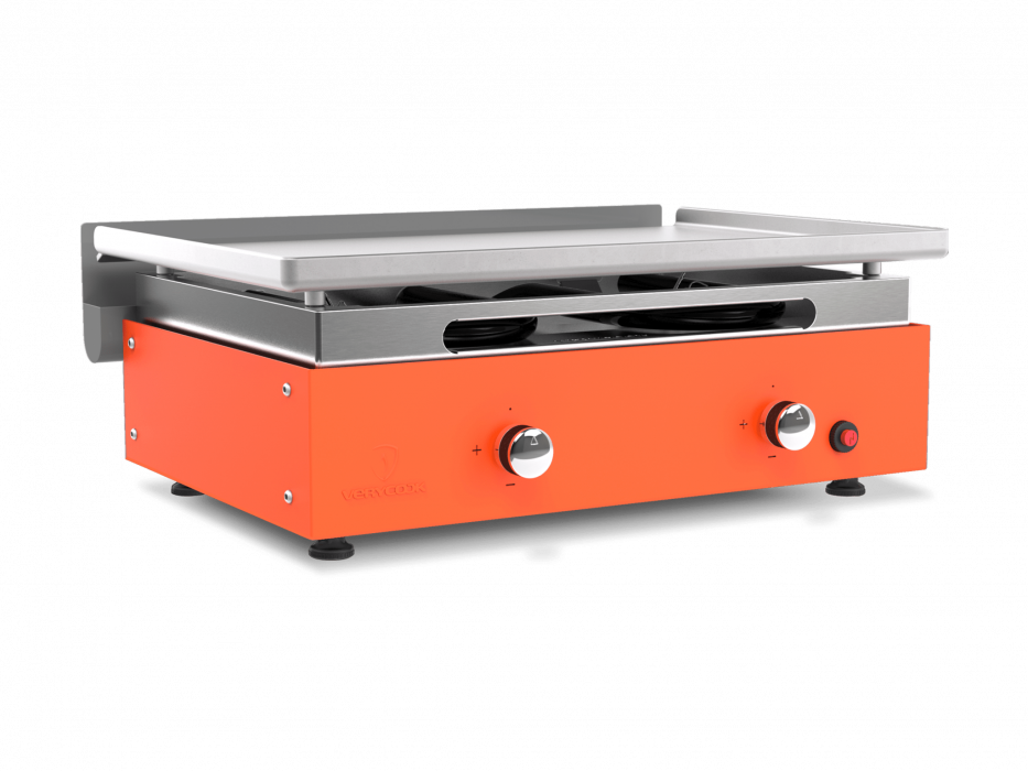 Plancha gas grill CREATIVE 2 burners - Laminated steel plate