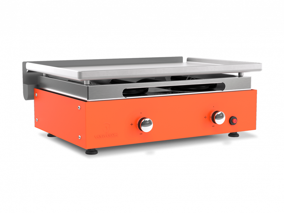 Plancha gas grill CREATIVE 2 burners - Laminated steel plate