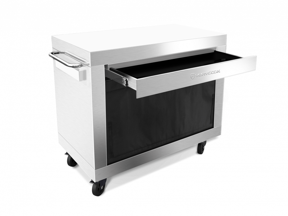 Verytable kitchen trolley - Stainless steel XL