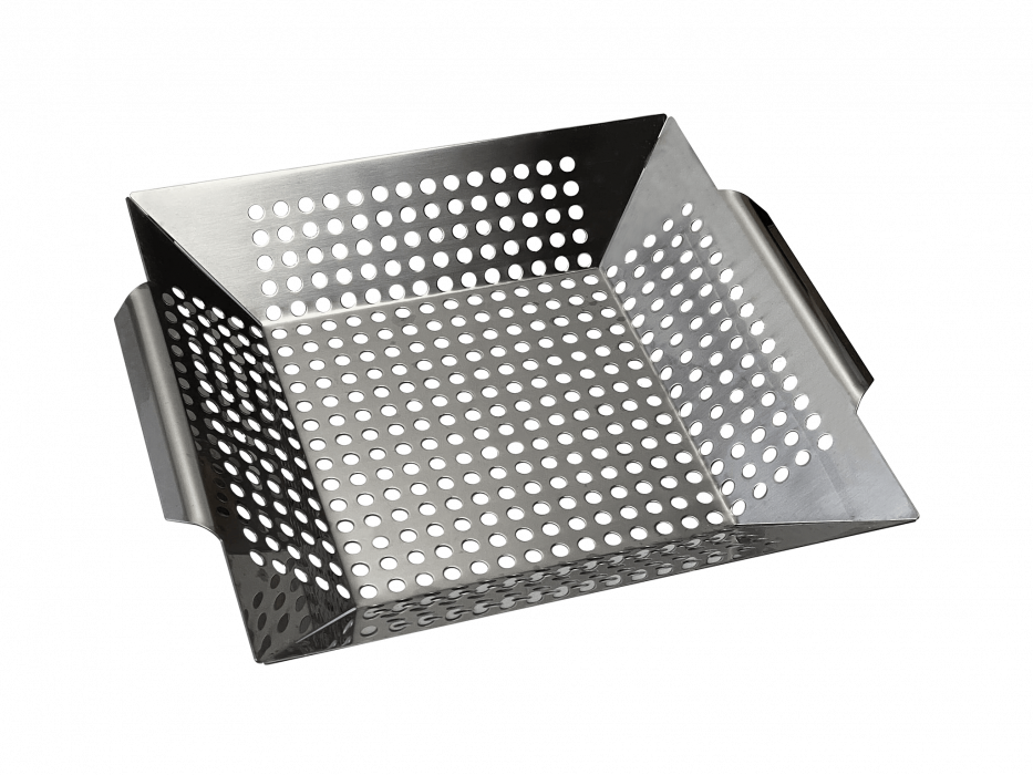 Stainless steel cooking basket