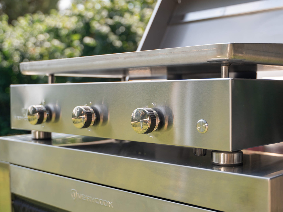 Plancha gas grill SIMPLICITY 3 burners - Stainless steel...