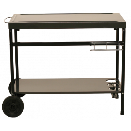 Metal plancha grill table